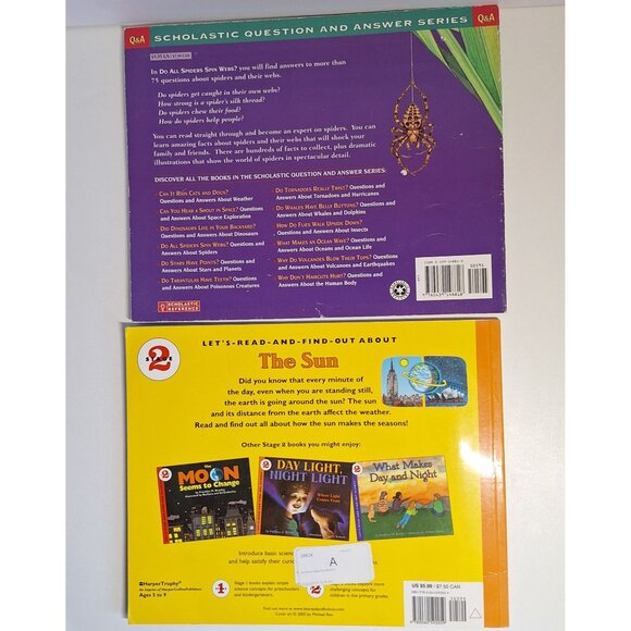 5 Scholastic Questions Answer Series Q&A Book Animals Seasons Insects Science - Picture 3 of 5
